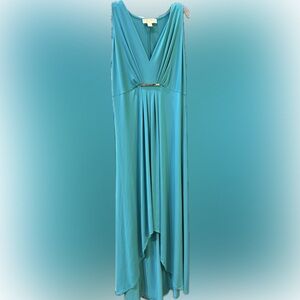 Michael Kors Teal/Torquoise Dress with Silver Accent